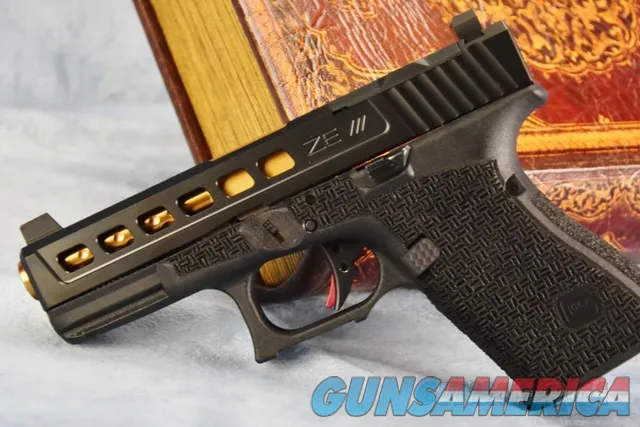CUSTOM Glock 19 ZEV Tech OZ9 Bronze 4 barrel Gen 4 G19 Upgrades 9mm NR Img-9