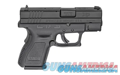 SPRGFLD XD9 DEF 9MM 3" BLK 10RD - Compact and Powerful!