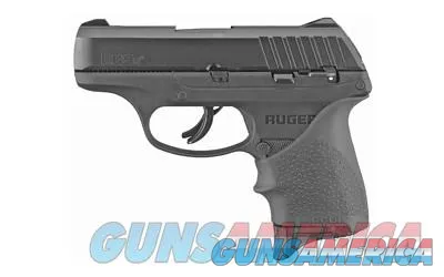 Compact Ruger EC9S 9mm with 3.1" barrel, 7rd mag, and HGE grip - Black