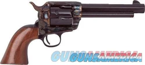 Cimarron El Malo 45LC Revolver - 5.5" Barrel, 6 Rd, Walnut Grips, Blued