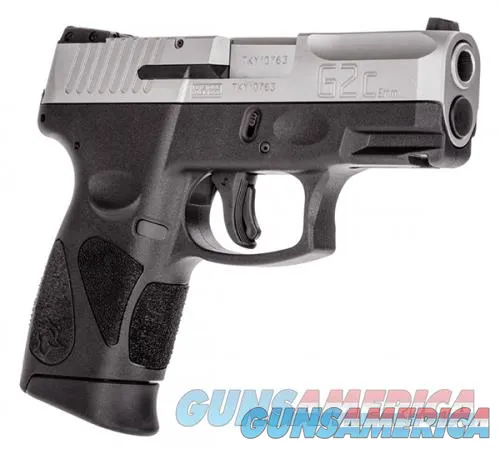 Stainless Taurus G2C 9mm Pistol - 10rd