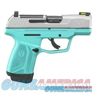 Turquoise Ruger MAX9 9MM Pistol with 12-Round Capacity