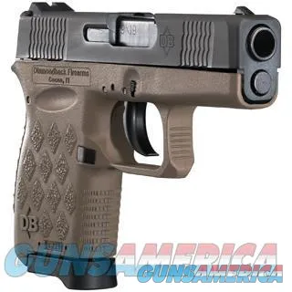 "Stylish Diamondback9 9MM with 6RD and FDE finish" (50 characters)