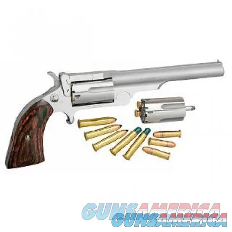 "Compact NAA Ranger II 22LR/22MAG with Full Rib - 4" SS Breaktop"