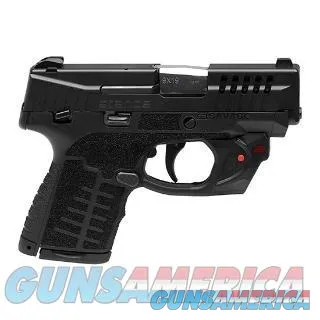 Savage Arms Black Laser Handgun 9mm with Manual Safety &amp; 7&amp;8rd Magazine - 3.2