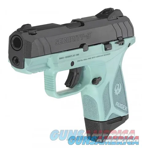 Turquoise Ruger SEC 9 COMP 9MM with 10RD