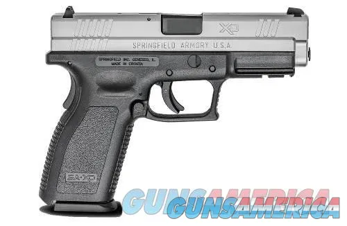 Stainless/Black Springfield XD40 - 4" Barrel, 10Rd - Essential for Service (75 characters)