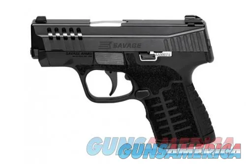 Savage STANCE MC9 BLK 9MM - Compact &amp; Powerful!