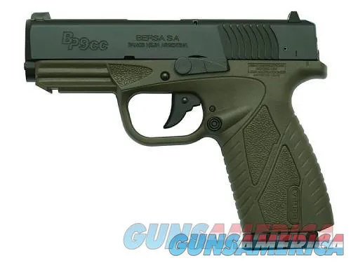 Bersa 9mm OD Green Conceal Carry - 8+1 Capacity