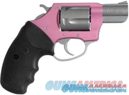 "Stylish Pink Lady 32HR Revolver by Charter Arms" (46 characters)