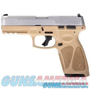 Taurus G3 9mm Full Size 17rd - Matte Stainless/Tan - Steel Sights