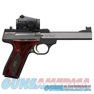 Stylish BRO Buck Mark .22LR with Rosewood Grip &amp; SS - Perfect for Target Shooting!