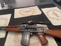 Pre-Ban Yugoslavian M90 Heavy Barrel Semi-Automatic Rifle with and Scope