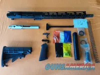 AR10  LR .308 Build Kit 16" Black Barrel, All parts, NO lower, USA