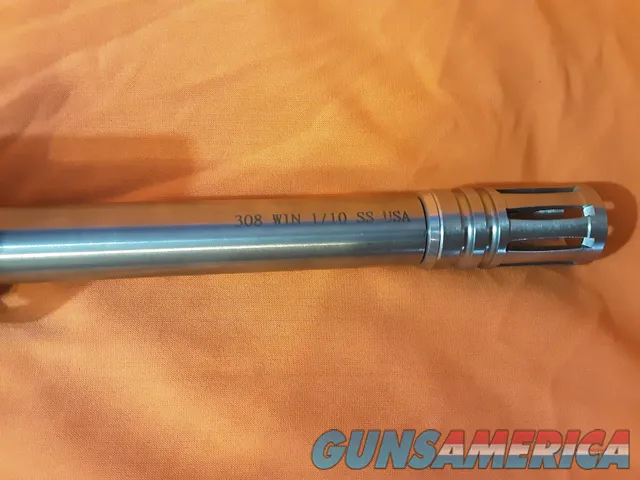 AR10 308 Tungsten Rifle Kit 20 SS Bbl Nickel Boron BCG 80% Lower +Parts Img-4