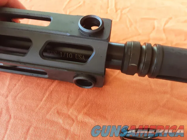 AR10 308 Comp. Rifle Build Kit 16 Blk Bbl, Nickel Boron BCG 80% Lower USA Img-2