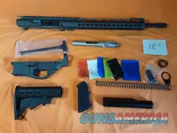 AR10 308 Tungsten Rifle Kit 18" Bbl Nickel Boron BCG 80% Lower +Parts