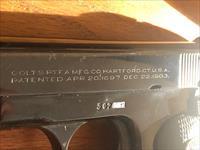 1903 Colt 32.cal hammerless auto.