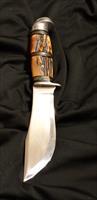 VINTAGE 1930'S -40'S CIRCA ~ WEST-CUT STAG HUNTING KNIFE W/ SHEATH