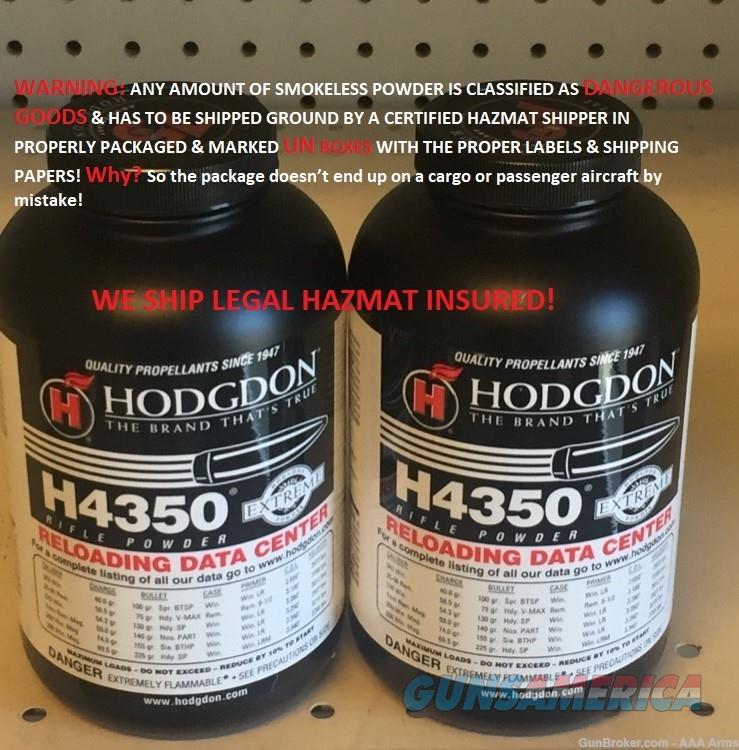 Hodgdon H4350 Powder 2 Pounds 2... for sale at