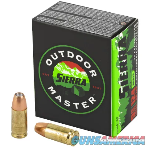 Sierra Bullets Outdoor Master 9mm Luger 124GR JHP