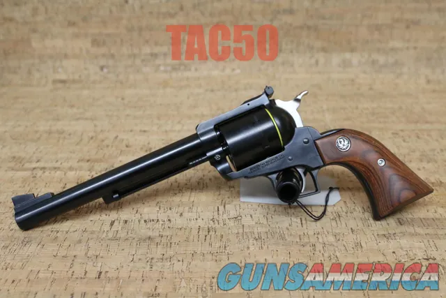 Ruger NEW MODEL BLACK HAWK 44 MAG 7 12 BLUED WOOD GRIPS