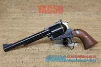 Ruger NEW MODEL BLACK HAWK 44 MAG 7 12 BLUED WOOD GRIPS