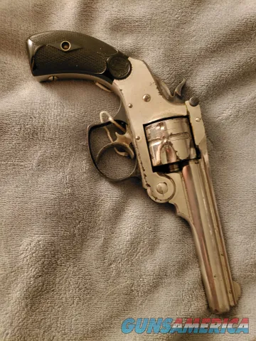 Nickel plated Smith and Wesson 4th model