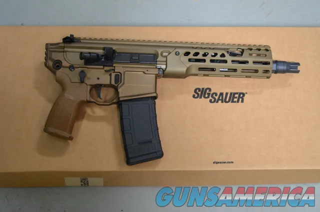 SIg Sauer MCX Spear LT Pistol 9" 300BO Coyote Ambi QD Magpul Pmag New