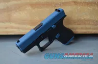 X-Werks Glock 42 380acp Jesse James Civil Defense Blue Slide & Parts G42
