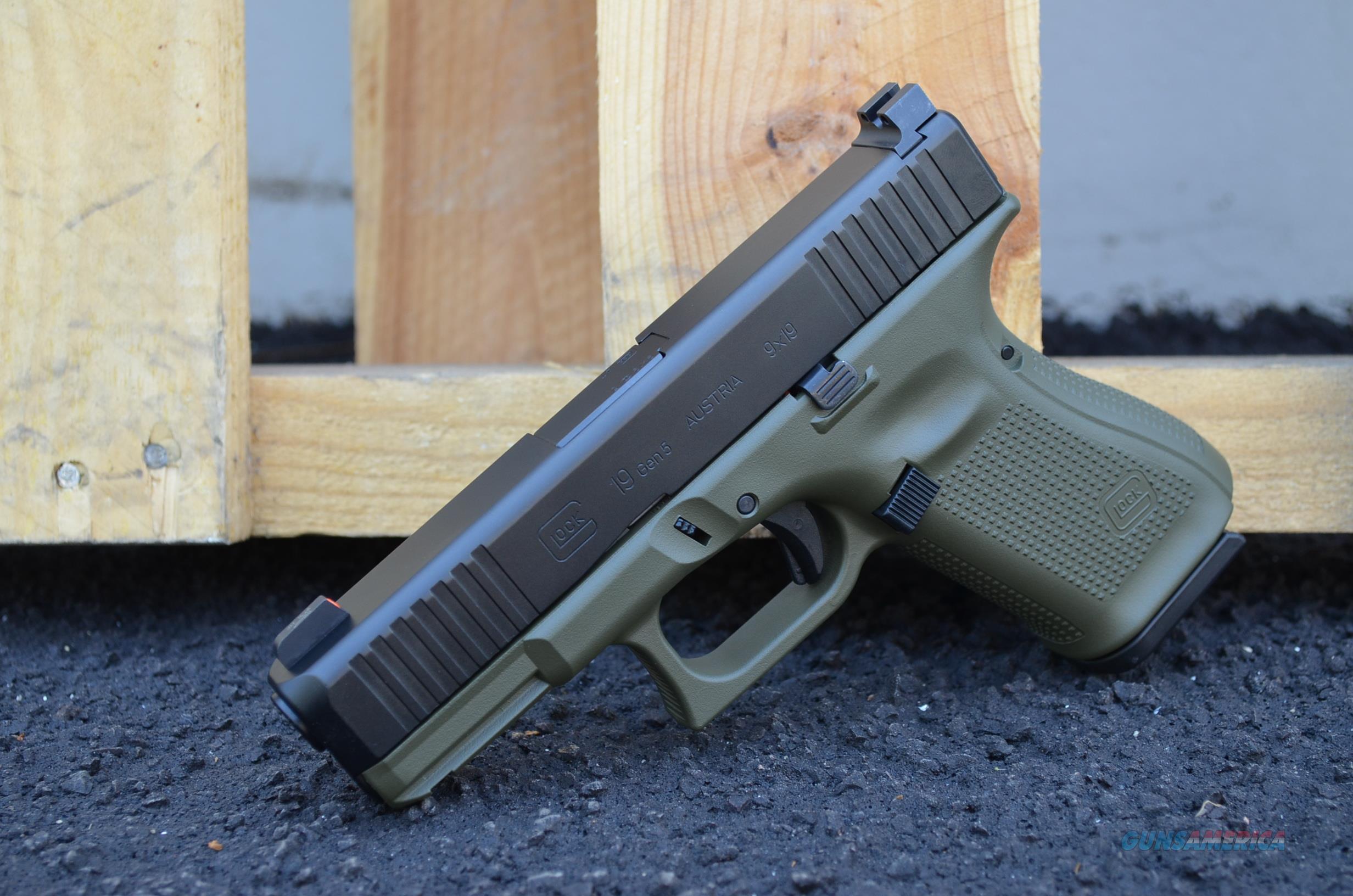 Glock 19 Gen 5 9mm XWerks OD Green... for sale at