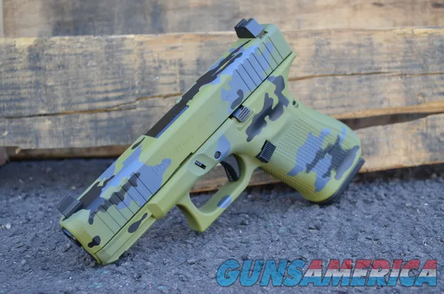 Glock 19 G5 X-Werks custom camo Ameriglo Suppressor optic HT Night sights