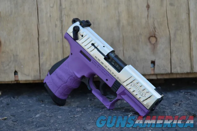 Walther P22 Q 3.4 TB Nickel X-Werks purple 22lr 5120725 P22Q Img-4