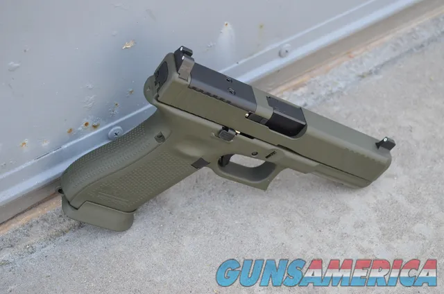 Glock 17 G5 MOS WTrijicon Sup Optic HT NS Magwell X-Werks OD Green New Img-5