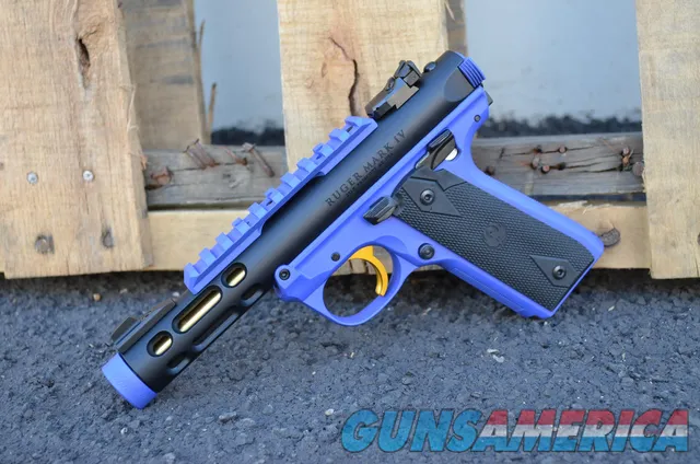 Ruger 22/45 Tactical Lite MKIV TB X-Werks Periwinkle Royal blue 4.4 TB 43927 Img-4