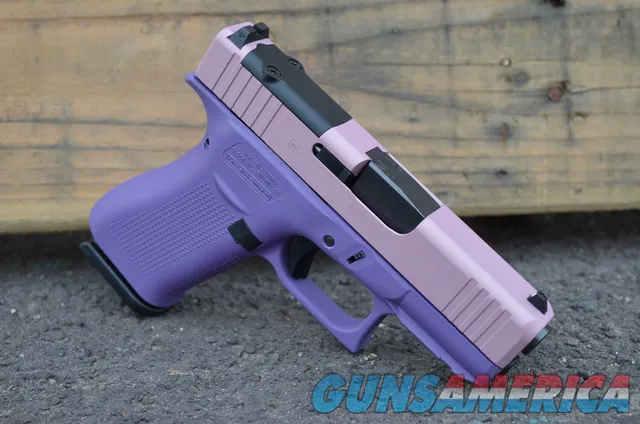 Glock 43X MOS X-Werks purple & Champagne Pink New Optic Ready