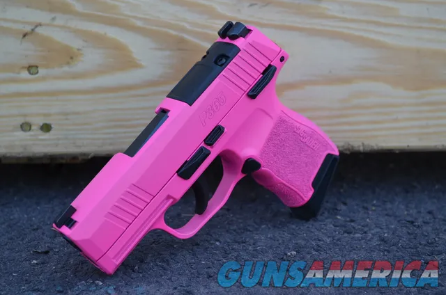 Sig Sauer P365 MS X-Werks Hot Pink Xray3 night sights Optic Ready M Safety