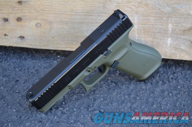 Glock 21 Gen 5 MOS Optic Ready X-Werks OD Green 45acp G5 New Img-2