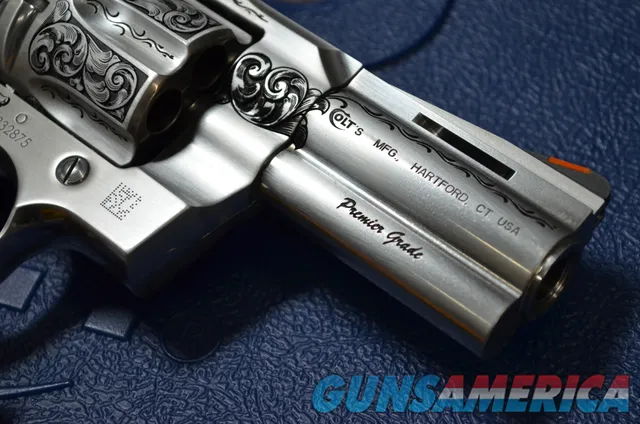 Colt Python Tyler Gun Works Premier Grade 3" Stag Engraved Limited Edition