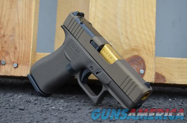 Glock 43X MOS 9mm Agency TIN BRL X-Werks Midnight & Burnt Bronze 43 Img-3