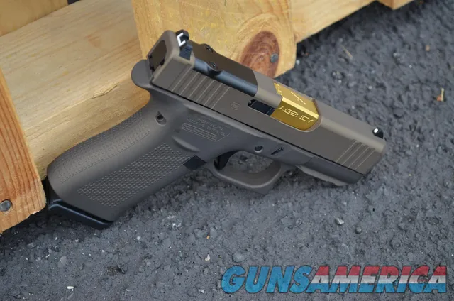 Glock 43X MOS 9mm Agency TIN BRL X-Werks Midnight & Burnt Bronze 43 Img-4