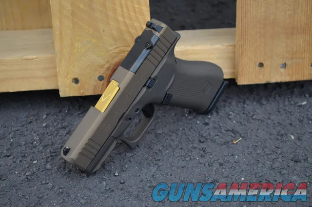 Glock 43X MOS 9mm Agency TIN BRL X-Werks Midnight & Burnt Bronze 43 Img-5