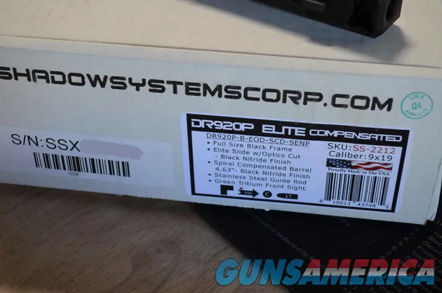 Shadow Systems DR920P Elite Compensated 9mm Optic Ready SS-2212 Img-5