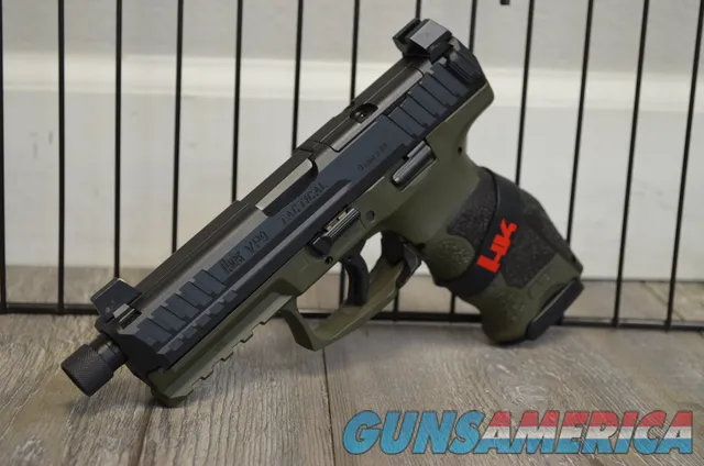 Heckler Koch HK VP9 Tactical OR X-Werks OD Green Optic Ready NS 3 Mags New Img-1