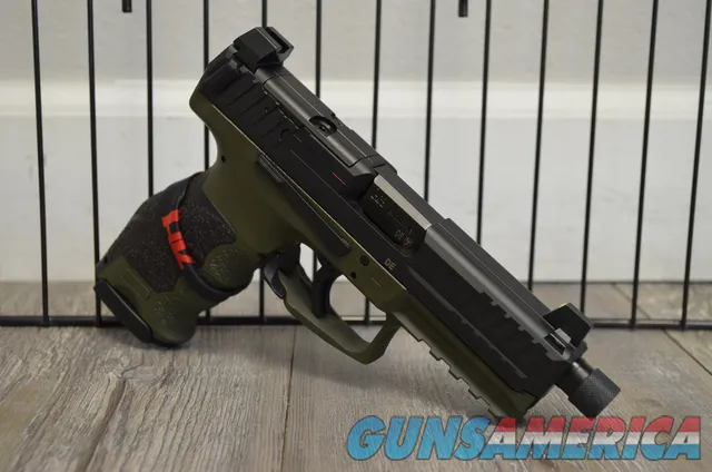 Heckler Koch HK VP9 Tactical OR X-Werks OD Green Optic Ready NS 3 Mags New Img-2