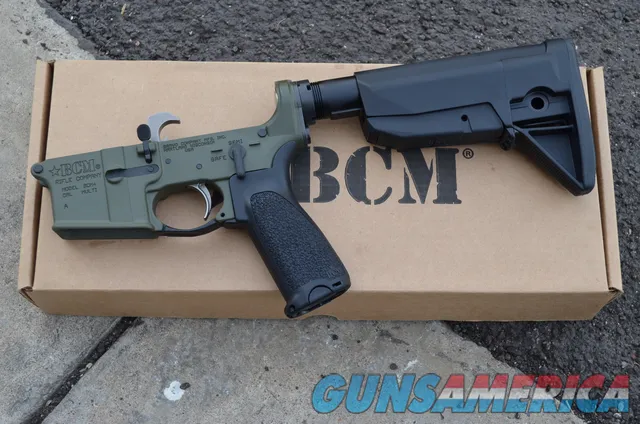 BCM Bravo Company Mod 0 complete lower AR-15 BCM4 X-Werks OD Green Olive dr Img-1