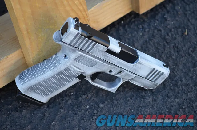 Glock 43X MOS 9mm X-Werks Stormtrooper white distressed 43 Img-5