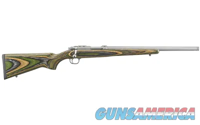 Ruger 77/17 .17 WSM Green Mountain Laminate Stainless 18.5" Threaded 7219