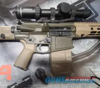 Aero Precision 18" M5 308 Rifle OD/FDE w/PRS Lite Adj GB, Armaspec, Optic