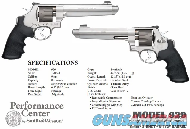 Smith & Wesson 929 Performance Center M929
